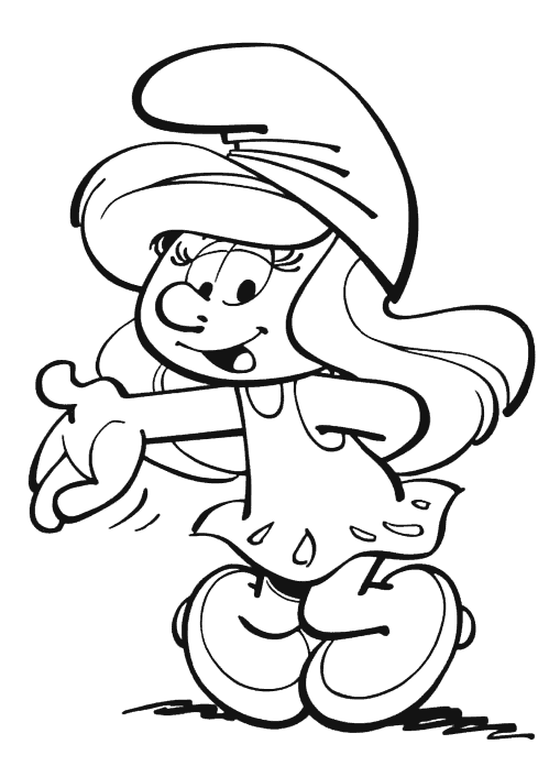Smerfy kolorowanki